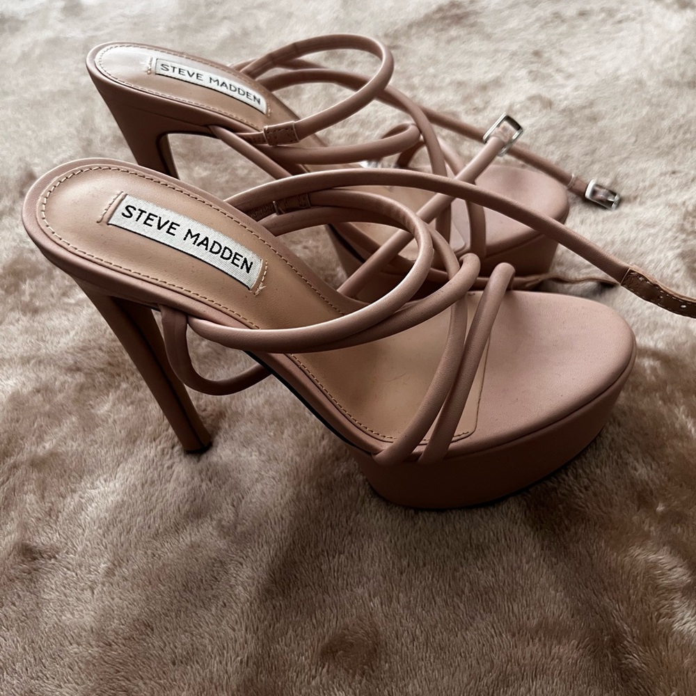 *Nude Steve Madden heels*